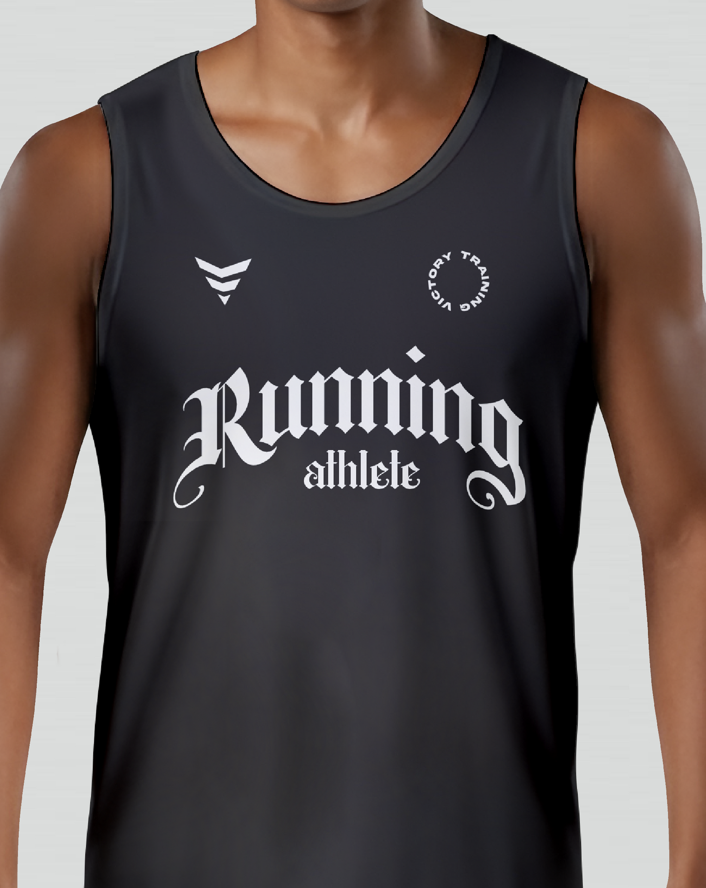 Camiseta running (gothic black)
