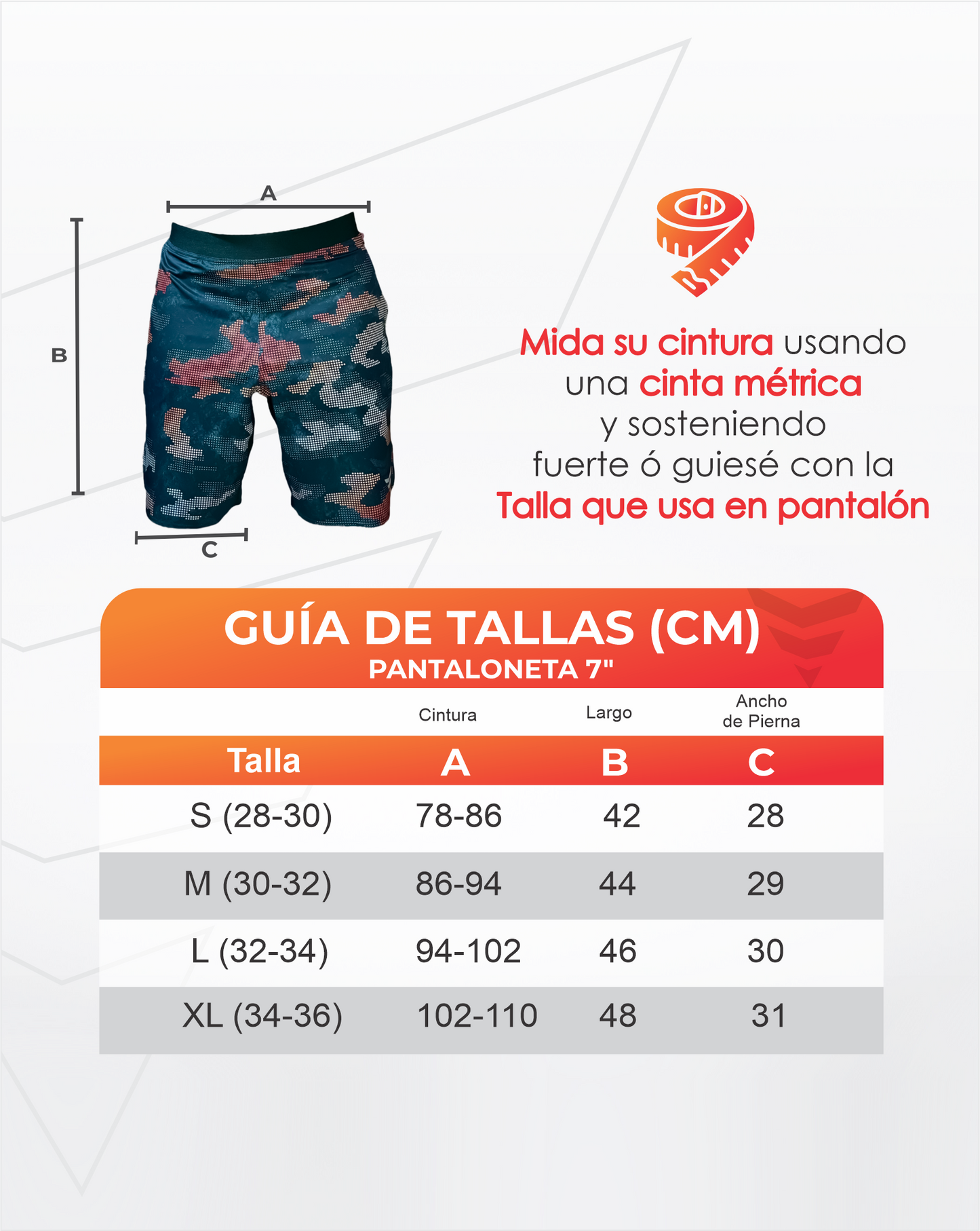 Pantaloneta Training 7"