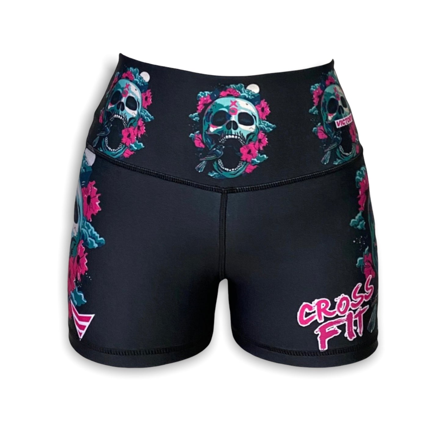 lycra booty (calavera-rosas)