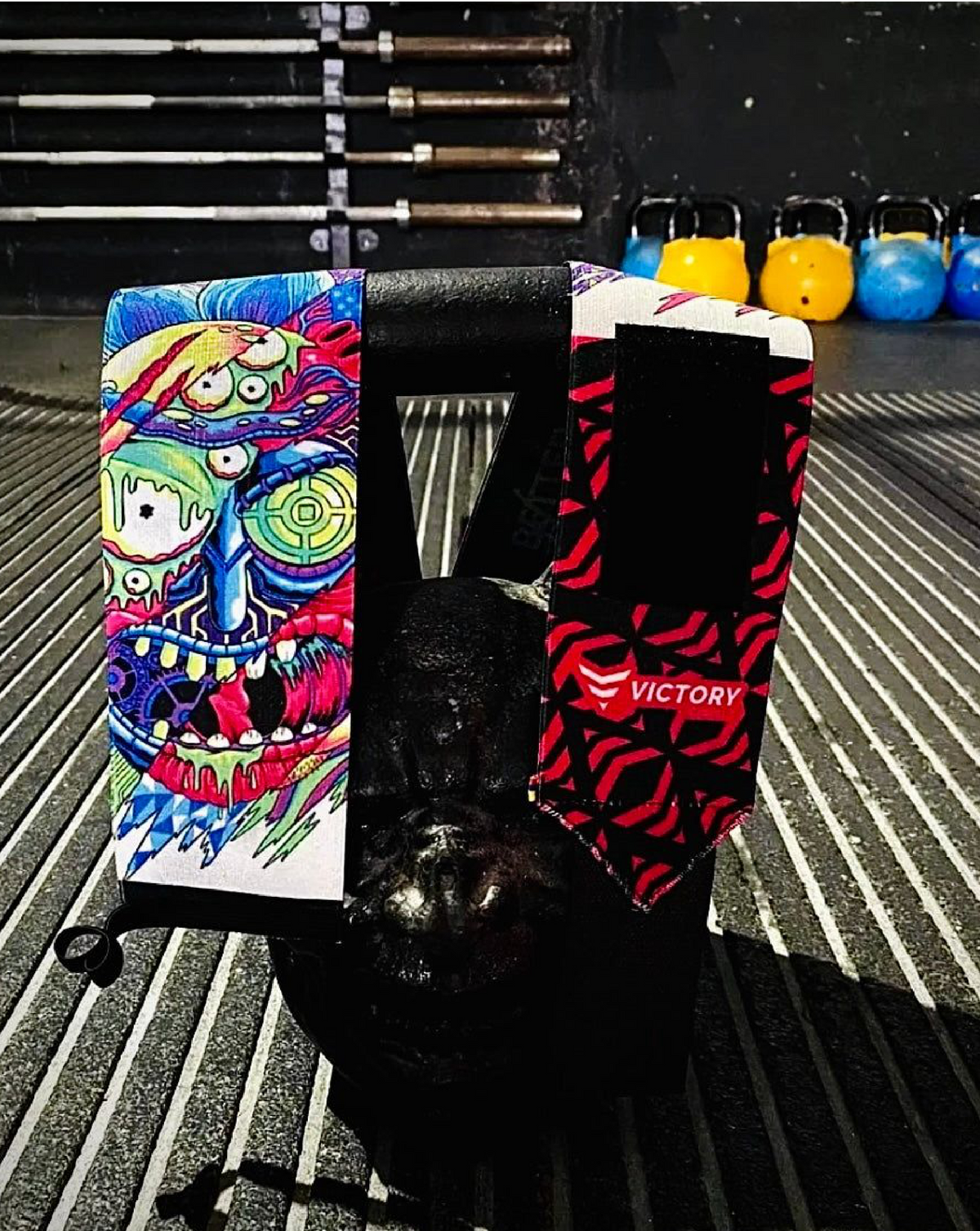 Muñequeras elásticas (rick and morty fucsia)