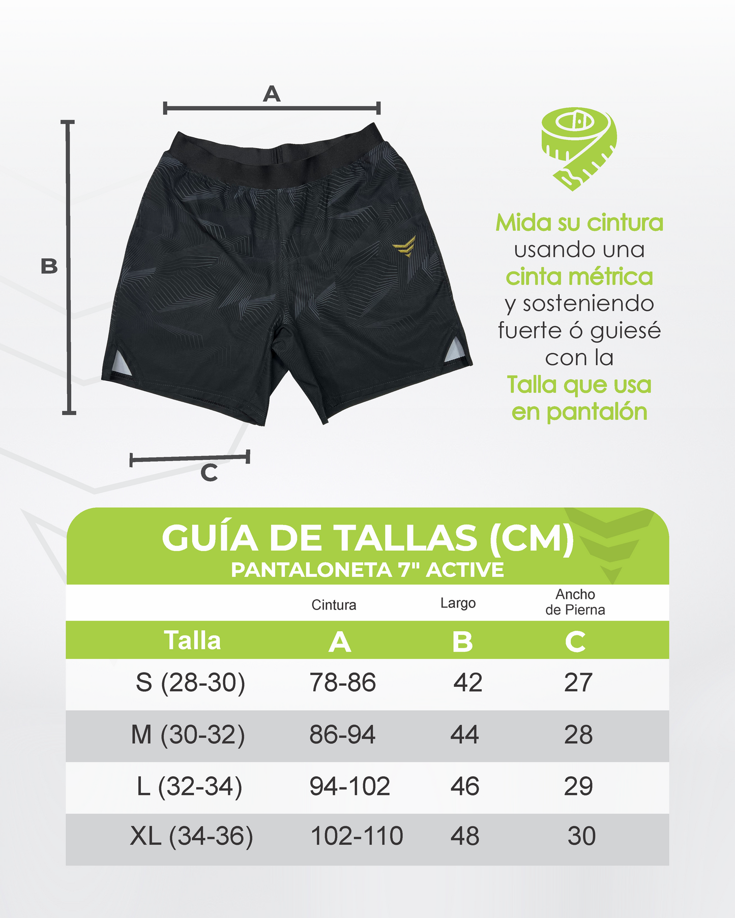 Active 7" (camu black)