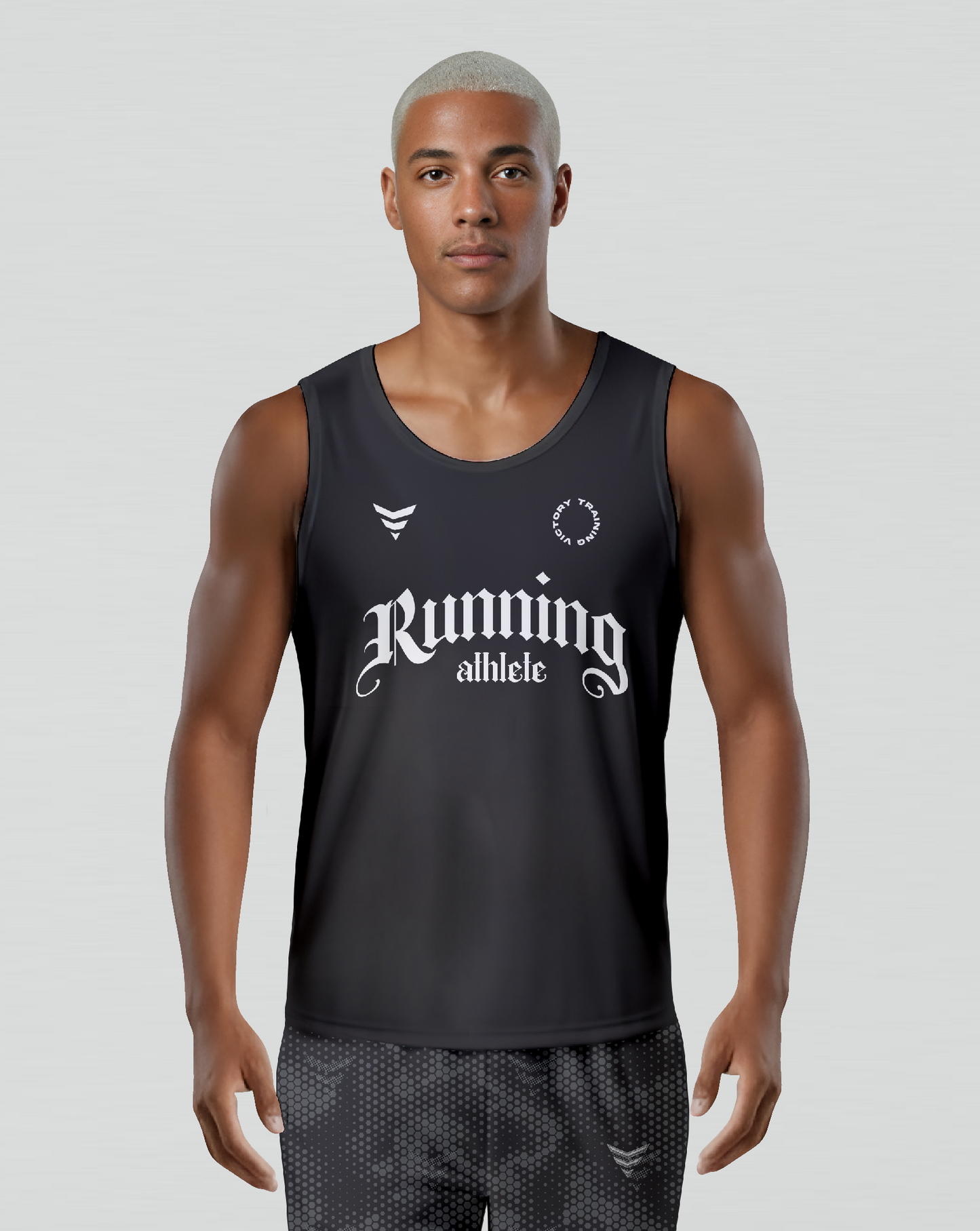 Camiseta running (gothic black)