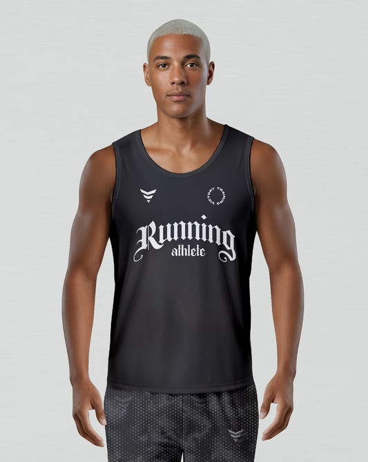 Camiseta running (gothic black)