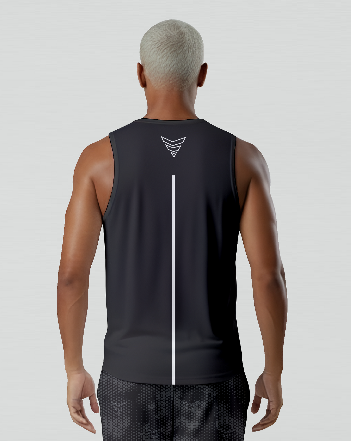 Camiseta running (gothic black)