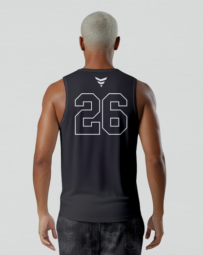 Camiseta running (beisbol black)