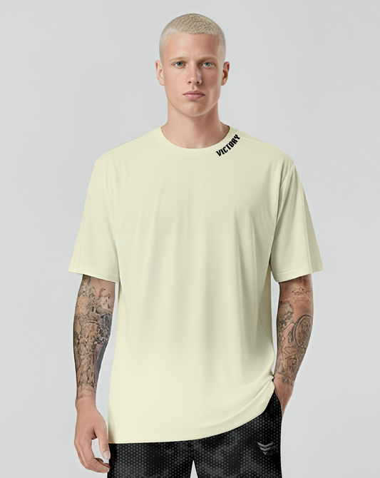 Camiseta oversize (monster disco marfil)