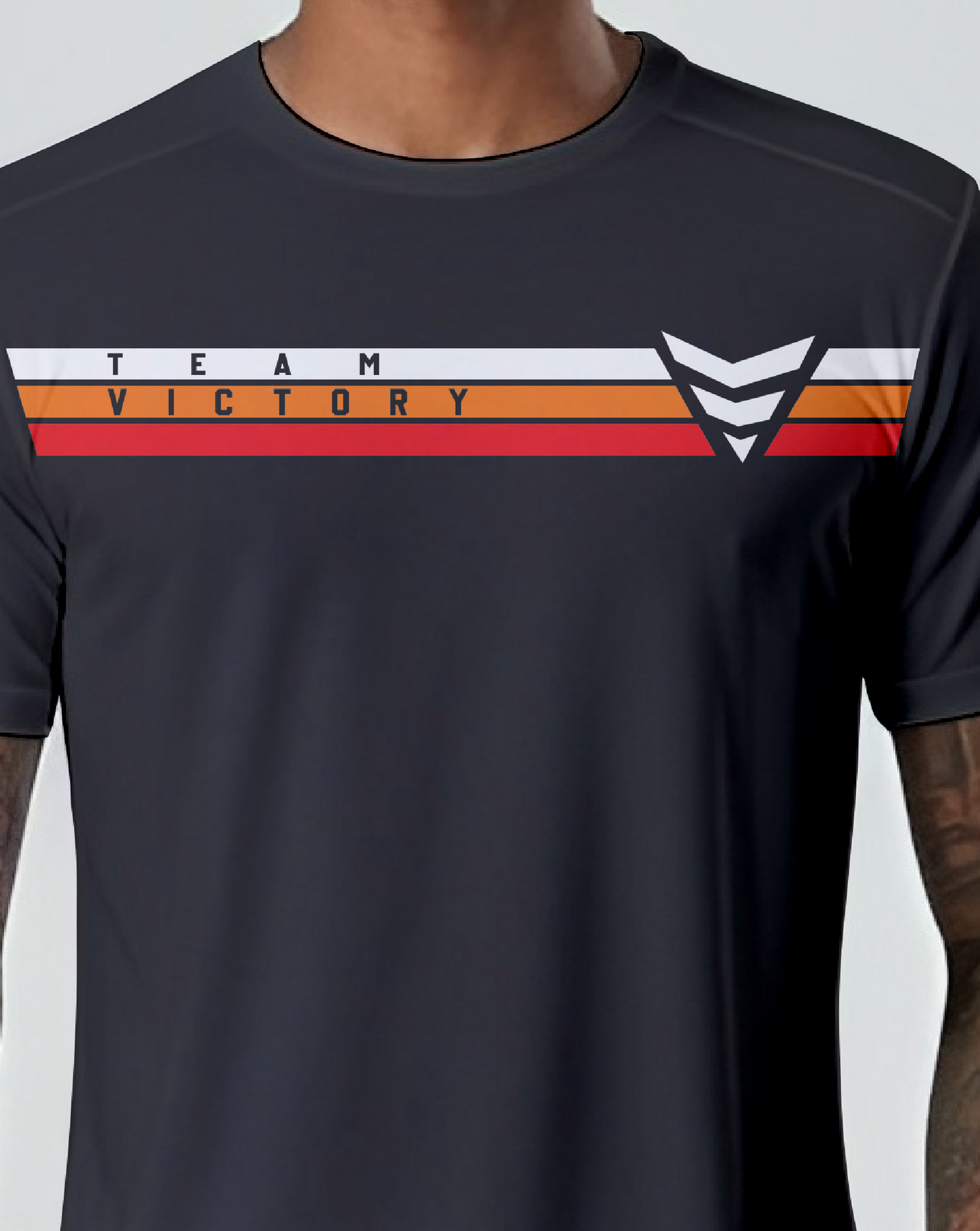 Camiseta regular (líneas orange)