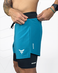 Pantaloneta running (petroleo)