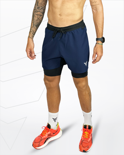 Pantaloneta running (azul marino)