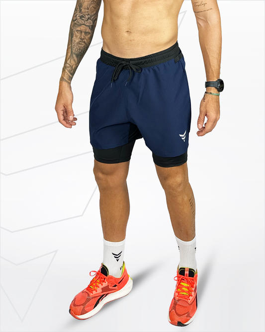 Pantaloneta running (azul marino)