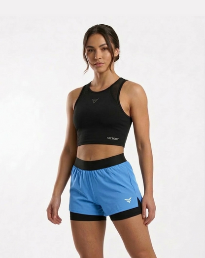 Short 2 en 1 (celeste)