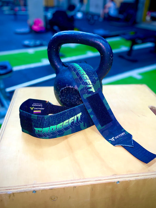 Muñequeras elásticas (crossfit verde)