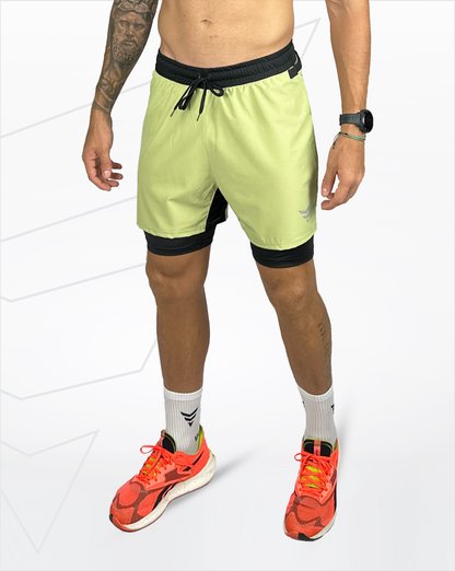 Pantaloneta running (pistacho)