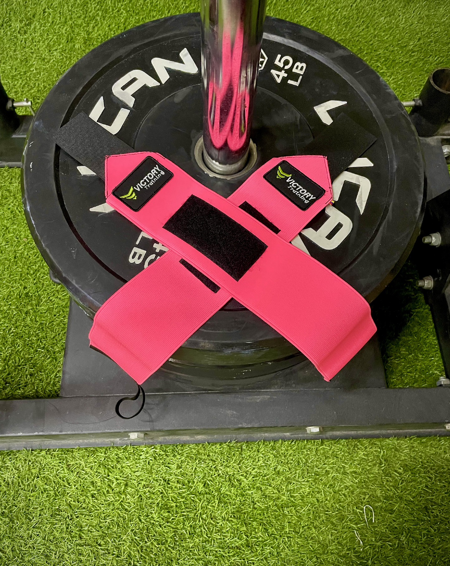 Muñequeras elásticas (unicolor fucsia)