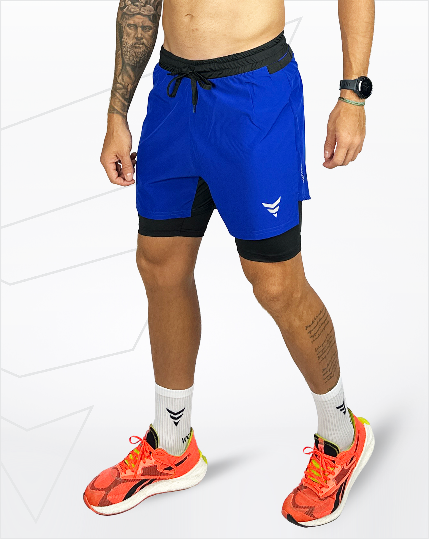 Pantaloneta running (azul rey)