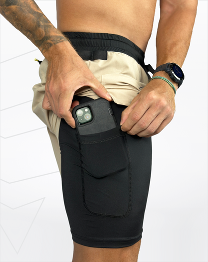 Pantaloneta running (arena)