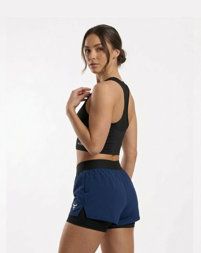 Short 2 en 1 (marino)