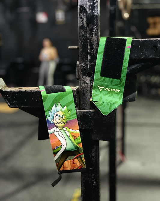Muñequeras elásticas (rick and morty verde)