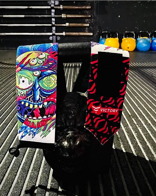 Muñequeras elásticas (rick and morty fucsia)