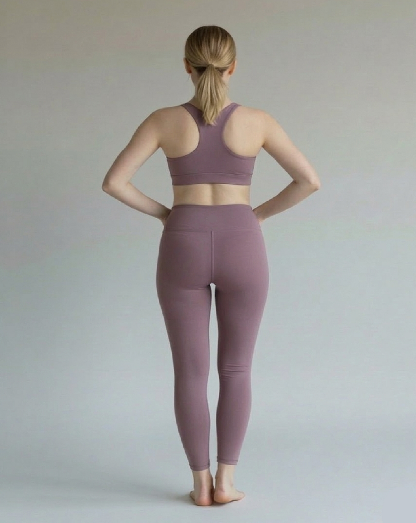 Lycra cruzada larga (oro rosa)