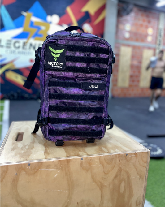 Morral táctico 45lt. (camu morado)