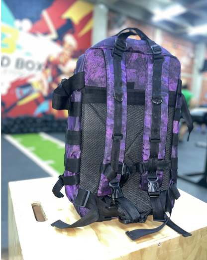 Morral táctico 45lt. (camu morado)