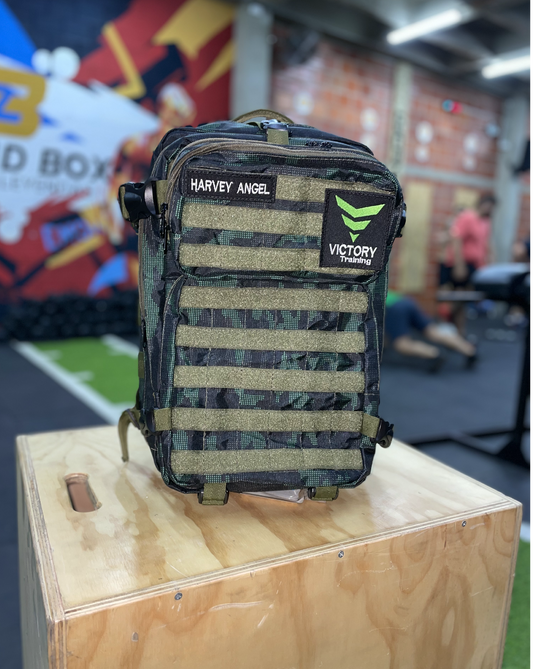 Morral táctico 45lt. (camu verde)