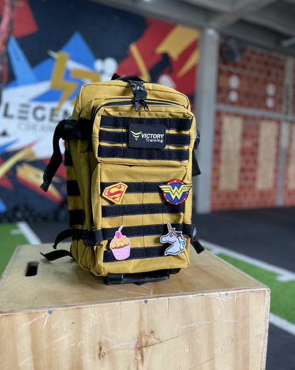 Morral táctico 35lt. (amarillo cat)