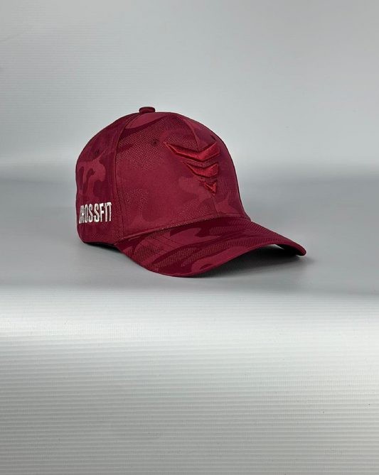 Gorra curva (camu vinotinto)
