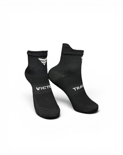 Media Deportiva (tobillera negro blanco)